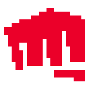 Pixel rendering of the official Riot Games mark